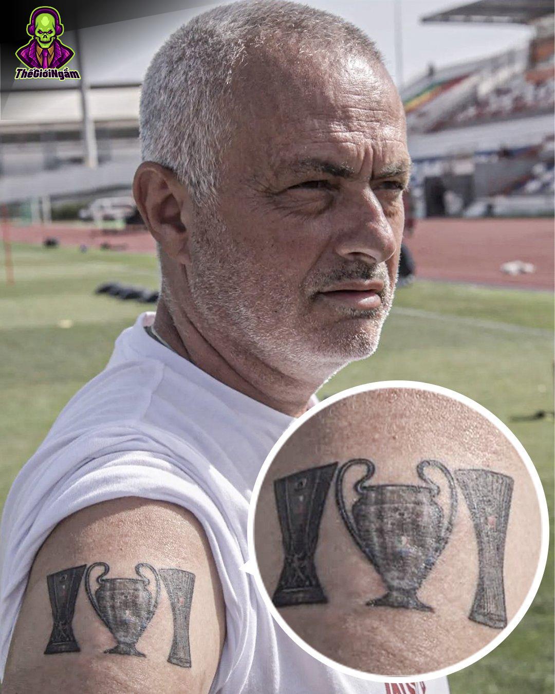 Mourinho và Hình Xăm 3 Chiếc Cúp: Câu Chuyện Đằng Sau
